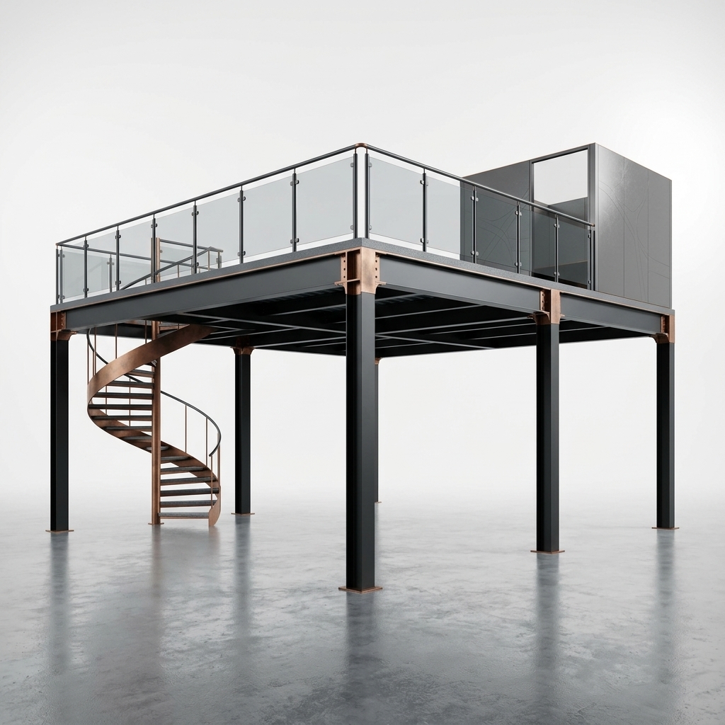 mezaninos metálicos modulares