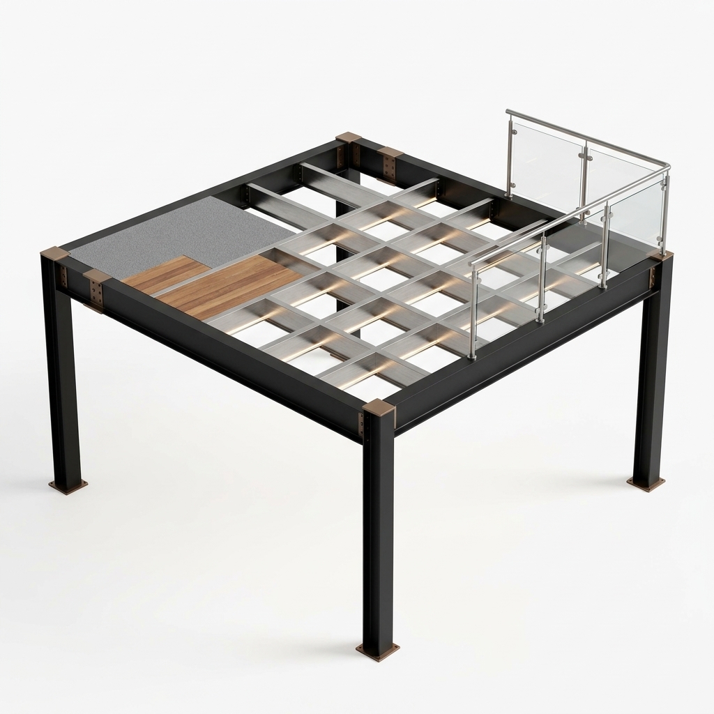 mezaninos metálicos modulares