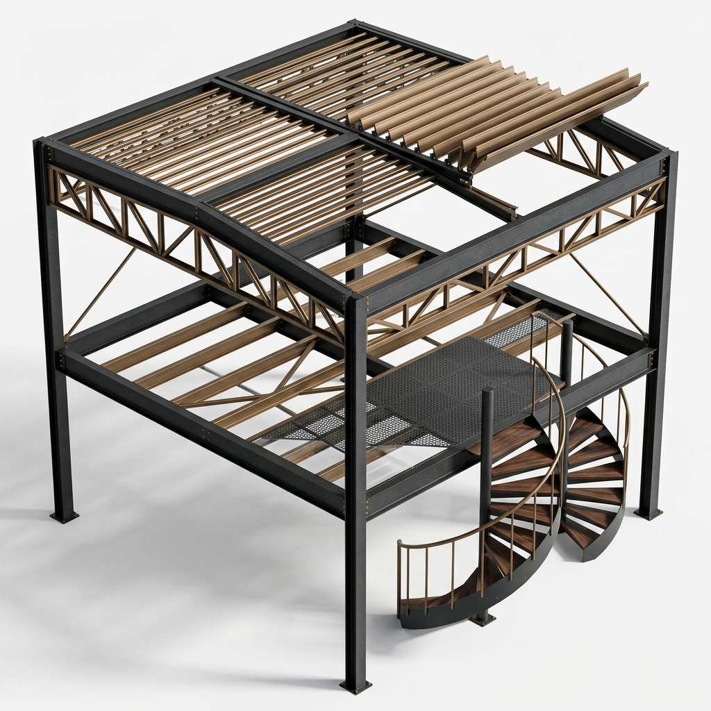 mezaninos metálicos modulares