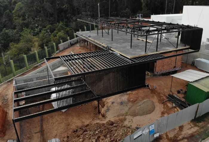 construção rápida casas metálicas