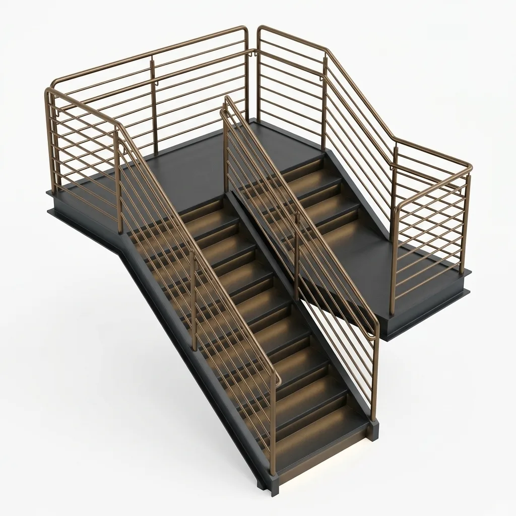escadas metálicas de segurança